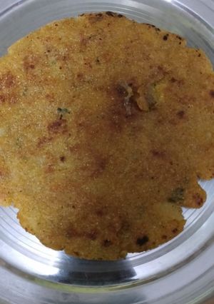 A picture of Makka ka paratha.