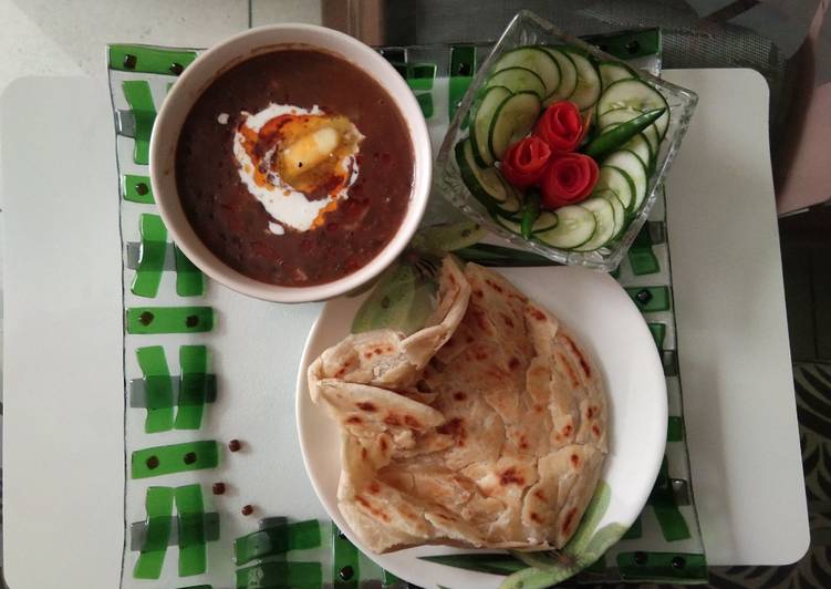 Authentic Dal makhani and malabari Parantha Recipe | Simple Way to make Dal makhani and malabari Parantha Perfect