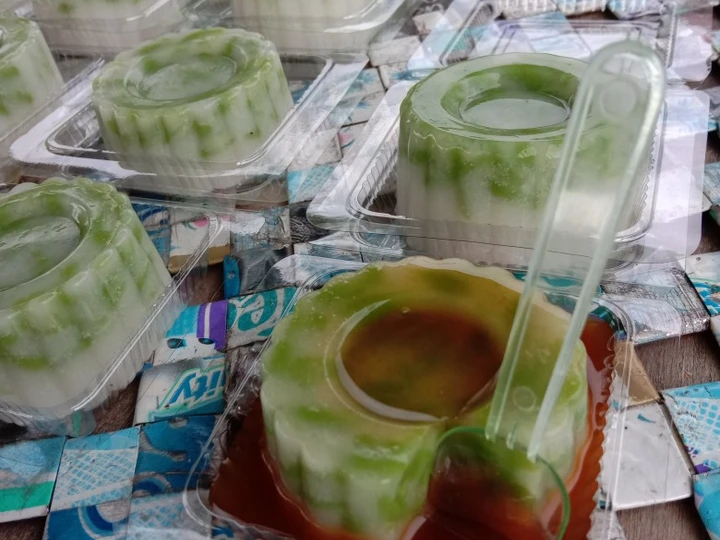 Cara Mudah Membikin Resep 28. Judul : puding cendol yang Bikin Ngiler Anti Ribet, Mantap
