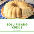Bolu pisang kukus anti gagal takaran gelas