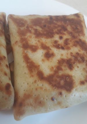 صورة لوصفة كريب مالحين(crêpes salés)