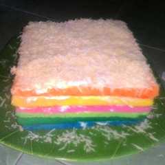 Rainbow cake রেসিপির প্রধান ছবি
