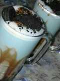 Milkshake pop ice permen karet toping oreo sederhana..