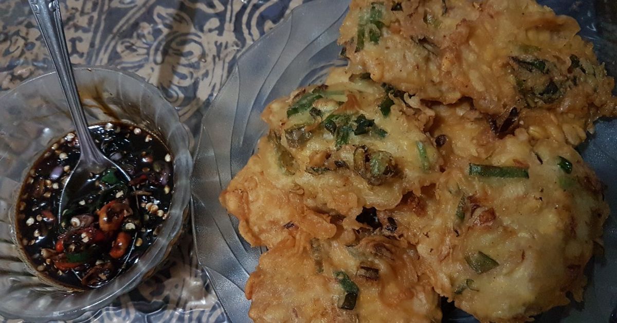 Tempe goreng tepung sambal kecap (ala" mendoan) super simpel