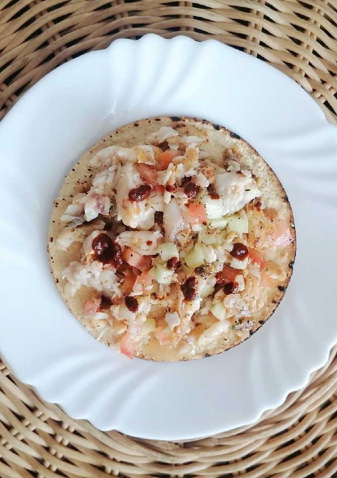 Una foto de Ceviche de pescado cocido 🐟