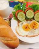 Bánh mì trứng ốp la