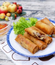 chả giò khoai môn chay