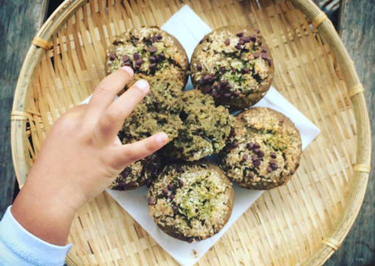 Coco Choco Matcha Muffins