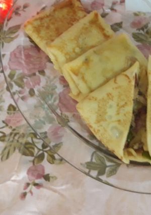 A picture of Chicken cheese craps.
