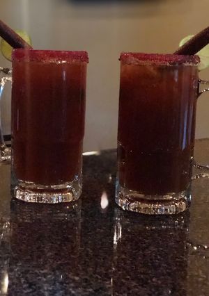 Una foto de Michelada