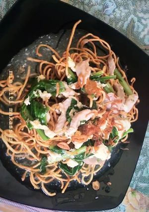 Foto resep Mie Titi khas Makassar / Mie Kering Siram