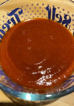 A picture of Tamale Red Sauce (or Enchilada Sauce).