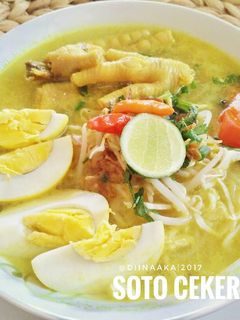 Foto resep Soto ceker santan