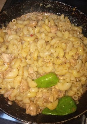 A picture of Chicken macaroni.