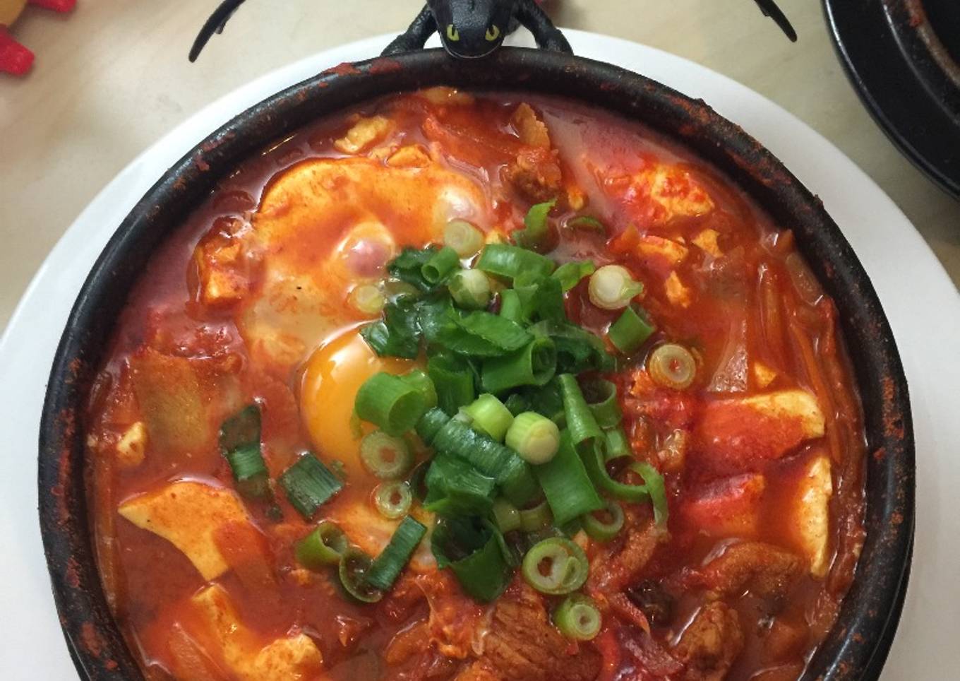 Sup Kimchi Tahu Korea (Sundubbu Kimchi Jjiggae)