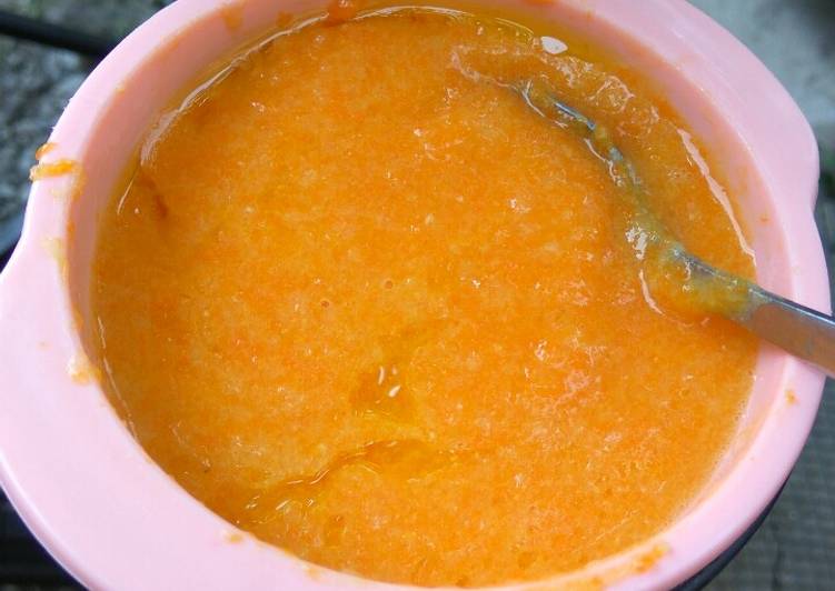 5 Resep: Bubur saring wortel telur #mpasi 7-9m Kekinian