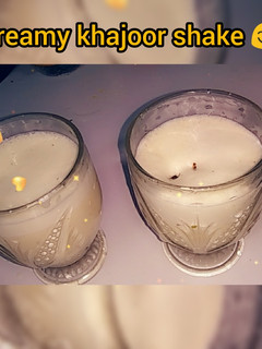 A picture of Creamy khajoor shake.