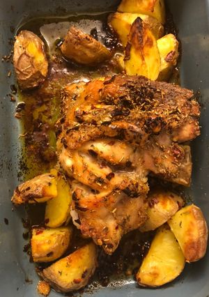 Foto resep Roast Chicken (Ayam Panggang- dengan oven)