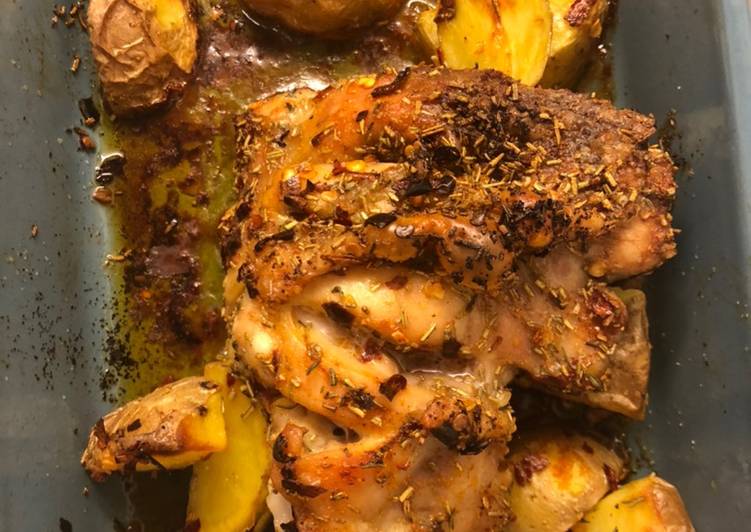 Roast Chicken (Ayam Panggang- dengan oven)