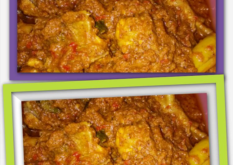 Rendang Daging ayam Bumbu Ulek tanpa bumbu instan ??