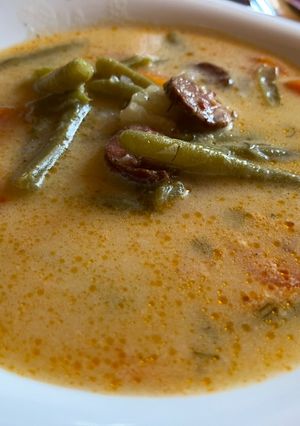 Kutyulék leves (Kolbászos zöldbableves) recept fotója