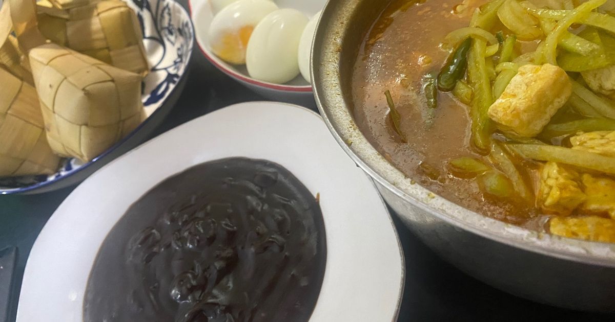 Lodeh sayur (untuk ketupat sayur)
