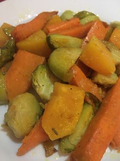 Una foto de Verduras asadas con especias