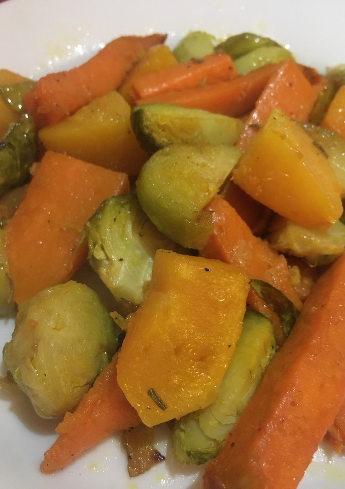 Una foto de Verduras asadas con especias