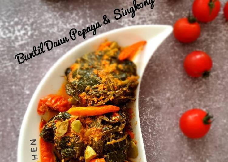 Resep Buntil Daun Pepaya dan Singkong yang Sempurna