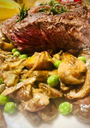 Une photo de Steak Ligue des champions