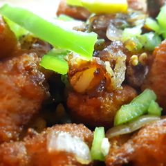 Fish egg pakoda with pepper garlic touch. A picture of Fish egg pakoda with pepper garlic touch..