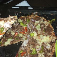 A picture of Homemade pizza.
