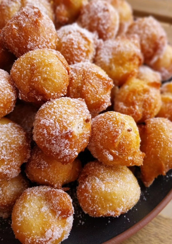 Una foto de Buñuelos de leche condensada