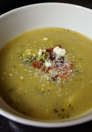 Foto resep Potato & Broccoli Soup