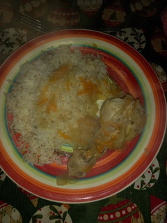 Una foto de Arroz con pollo al jugo