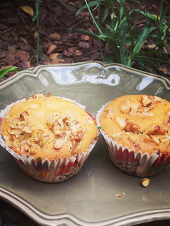 Una foto de Muffin de vainilla nuez