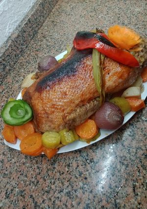صورة لوصفة بطه في الكيس الحرارى