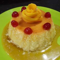 Mango Flan A picture of Mango Flan.