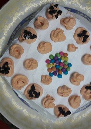 A picture of Ajmeri Kalakand Cake.