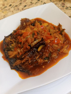 Hot and spicy fish sauce ainihin hoton girkin