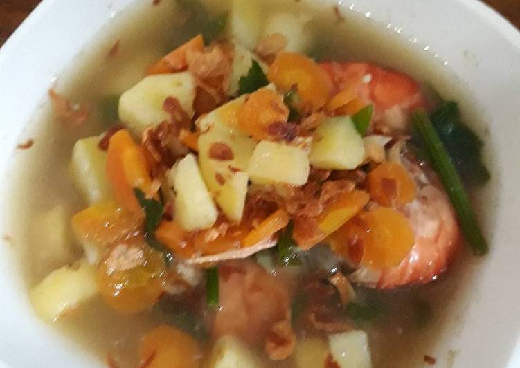 Resep Sop udang alakadarnya, Enak