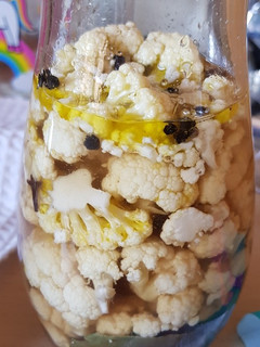 Una foto de Coliflor a los 3 vinagres