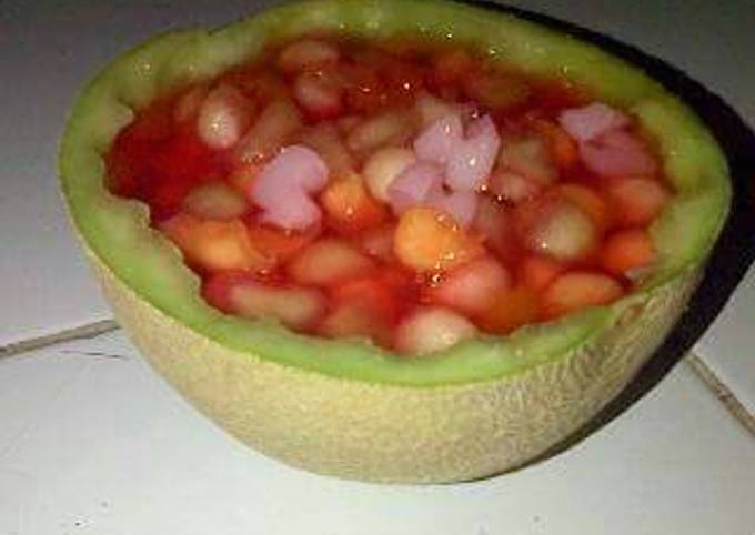 Resep Es buah ceria yang Enak