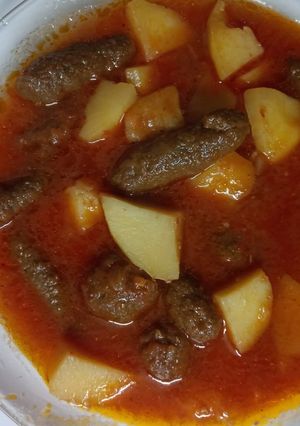صورة لوصفة كفته الارز بالبطاطس