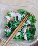 Ba chỉ rán trộn húng ngon nhức nách