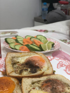 صورة لوصفة بيض بالتوست