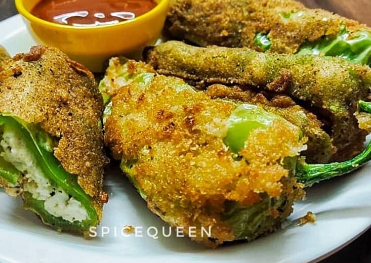 Recipe of Quick Cheese Chilli Poppers