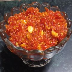 A picture of Gajar ka halwa.