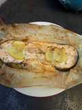 Trancio di salmone al cartoccio
