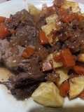 Carne estofada al vino tinto